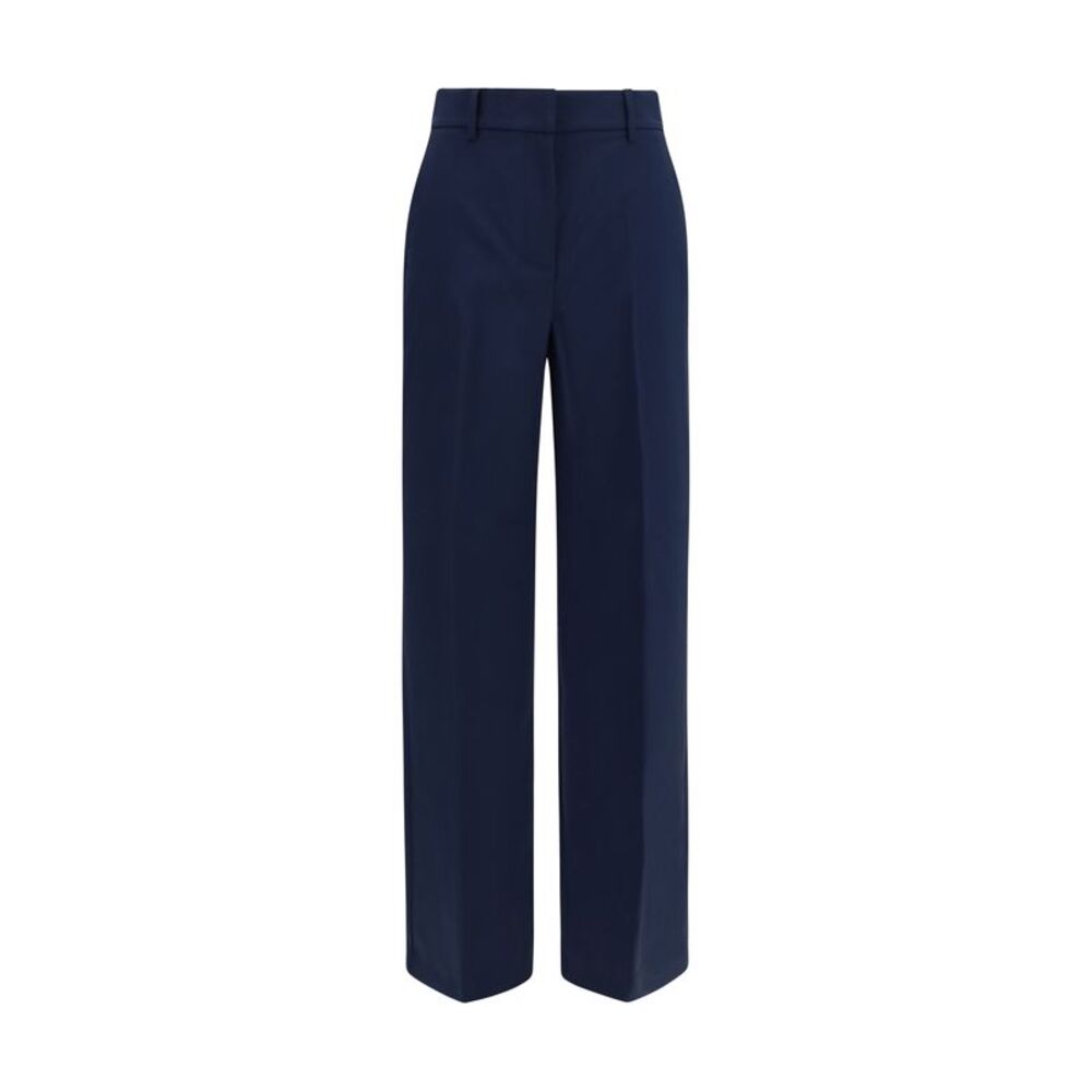 Max Mara Weekend Women Stretch Wool Palazzo Pants